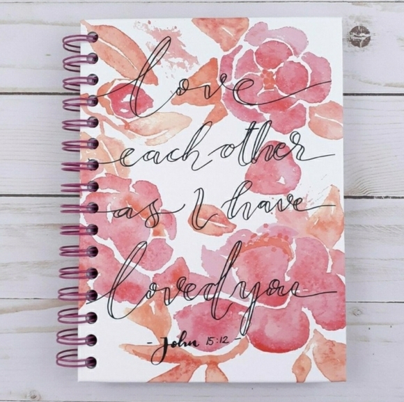 Other - Journal Notepad Notebook Inspirational Love Each Other Lined Sheets 6x8.5 in